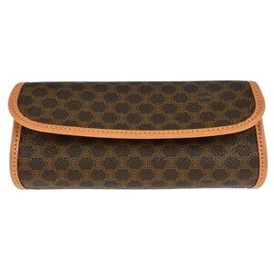 Celine Brown PVC Macadam Cosmetic Pouch MC99/2 134909